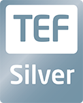 TEF银色logo