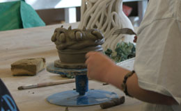 陶瓷和3D课程小部件