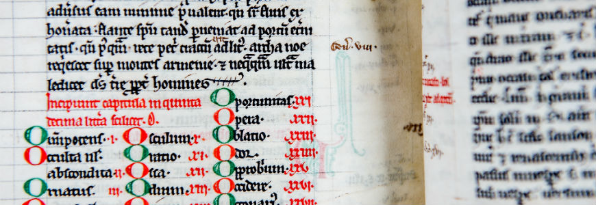 中世纪手稿的一页