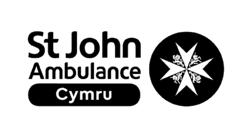圣约翰救护车Cymru标志。