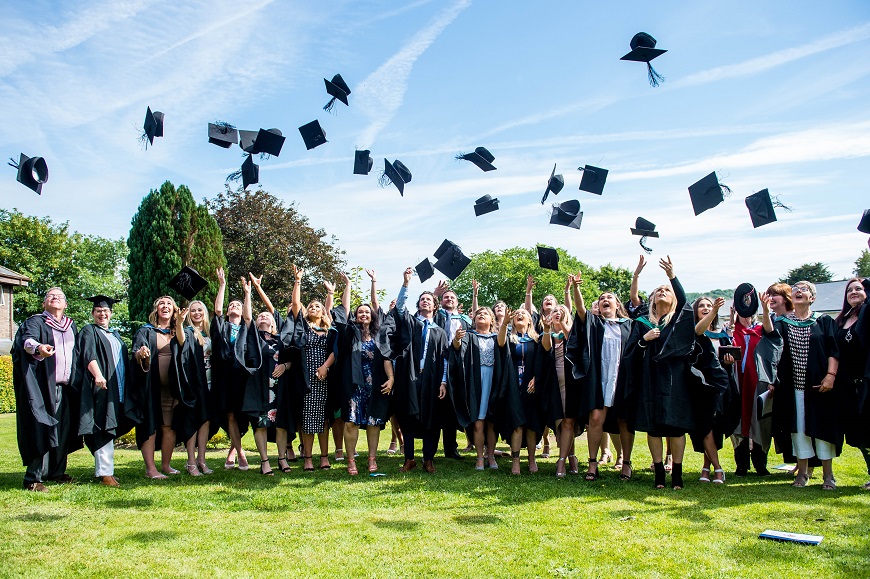 BA Early Years Education and Care (Early Years Practitioner Status) students at their graduation ceremony in 2019