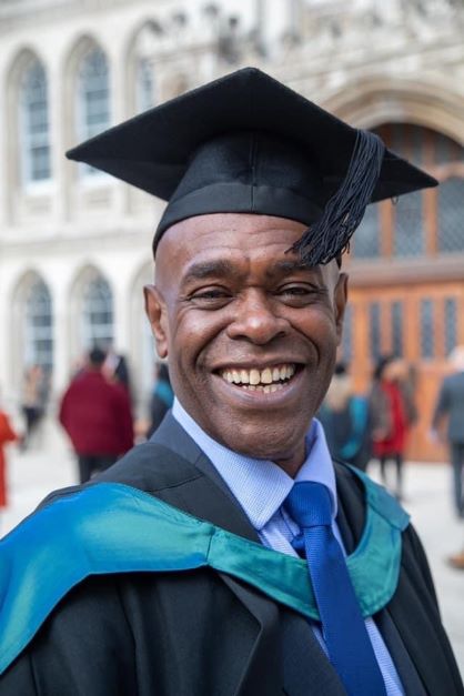 After 10 years of working in the construction industry, UWTSD London graduate Errol Malcolm is keen to make the most of his new digital skills and qualifications and is looking for a role in the NHS.