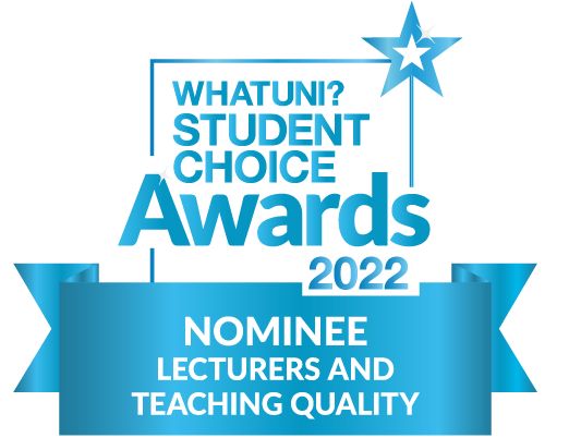 威尔士三一圣大卫大学入围了今年Whatuni学生选择奖(WUSCA)的讲师和教学质量类别，该奖项是仅基于学生选择的领先高等教育颁奖典礼。