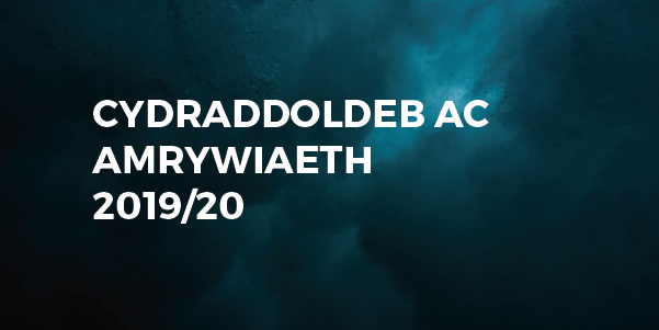 Cydraddoldebea ac amrywiaeth 2019/20