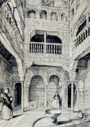 Lewis's sketches and drawings of the Alhambra